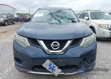 2015 Nissan Rogue S из США, поврежденный, VIN KNMAT2MV8FP529970